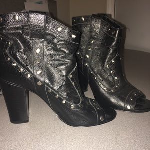 BCBG leather booties